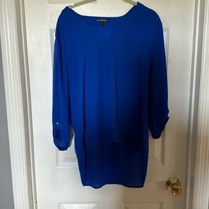 Express blue blouse